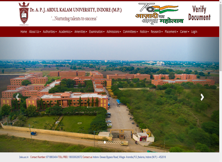 Dr. A.P.J. Abdul Kalam University Phd in Mathematics Admission, Eligibility, Fees and Guidelines
